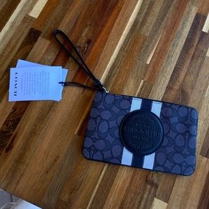 Black/White Coach Wristlet